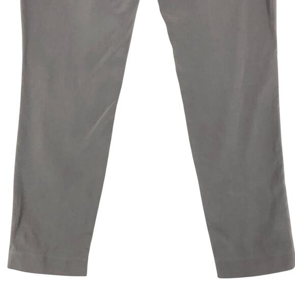 Eileen Fisher Womens Size 6 Pants Silk Cotton Stretch Side Zip Ankle Gray - Picture 8 of 13